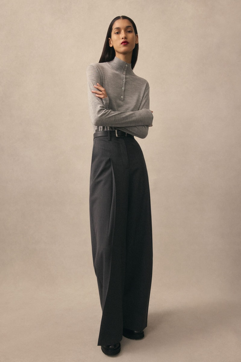 Theory Transforms Its Signature Silhouettes for Fall 2025 winter collection new york city nyc nyfw fashion week 
