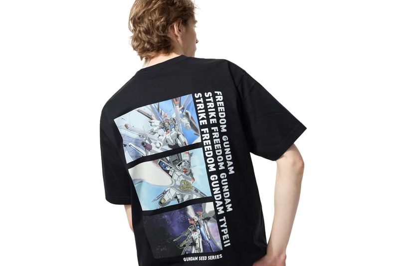 Uniqlo UT x 'Mobile Suit Gundam' 45th Anniversary Collaboration Release Info The Witch from Mercury' 'Gundam SEED' 'Gundam SEED Freedom Freedom Gundam  Strike Freedom Gundam Strike Freedom Gundam Type II RX-77-2 Guncannon RV-78-2 Gundam RX-75-4 Guntank Red Comet MS-06S Zaku II