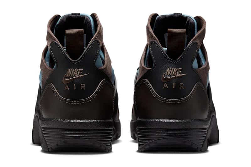 Nike Air Trainer Huarache “Baroque Brown” "Black/Smokey Blue-Velvet Brown-Baroque Brown" IB0497-001 Release Info