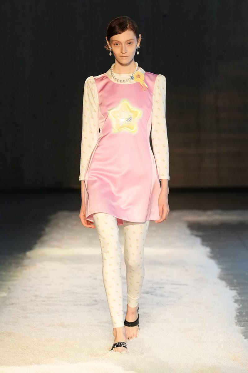 Sandy Liang Fall 2025 Is a Childhood Dream collection new york fashion week nyfw fall winter 2025 girl nyc runway images designer bow pink