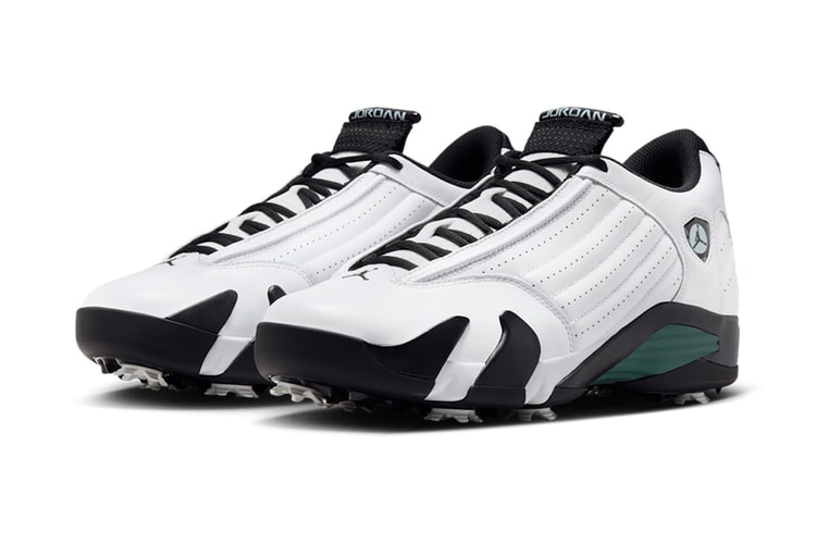 Official Images of the Air Jordan 14 Golf "Oxidized Green"