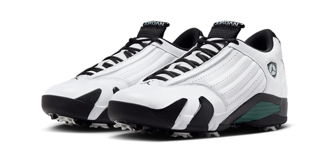 Official Images of the Air Jordan 14 Golf "Oxidized Green"