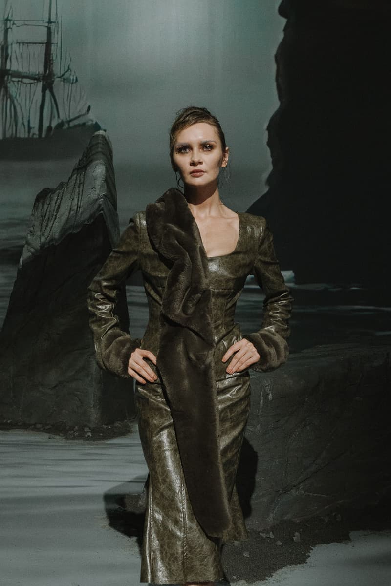 The Elena Velez Shadow Woman Sheds Her Scales for FW25 collection fashion week new york fall winter 2025 runway images show nyfw
