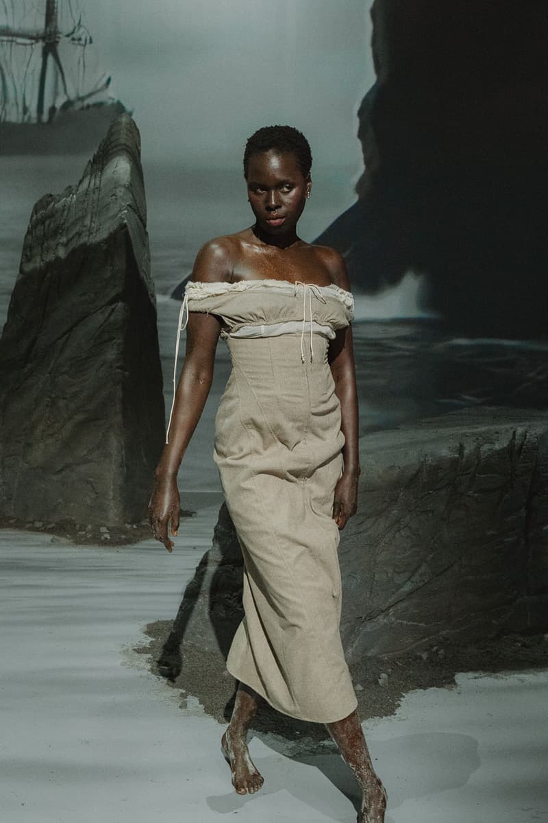 The Elena Velez Shadow Woman Sheds Her Scales for FW25 collection fashion week new york fall winter 2025 runway images show nyfw