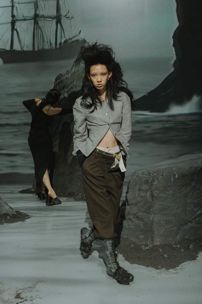 The Elena Velez Shadow Woman Sheds Her Scales for FW25 collection fashion week new york fall winter 2025 runway images show nyfw