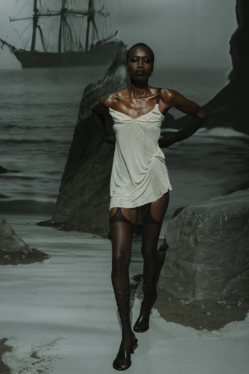 The Elena Velez Shadow Woman Sheds Her Scales for FW25 collection fashion week new york fall winter 2025 runway images show nyfw