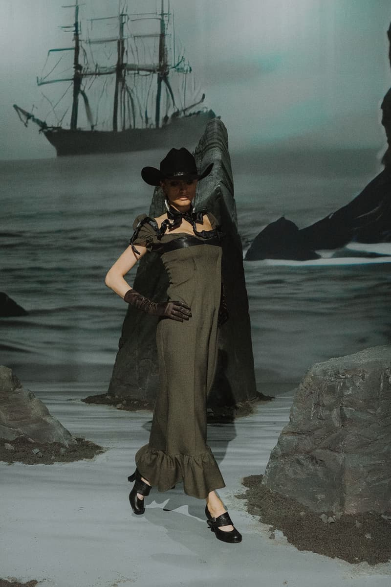 The Elena Velez Shadow Woman Sheds Her Scales for FW25 collection fashion week new york fall winter 2025 runway images show nyfw