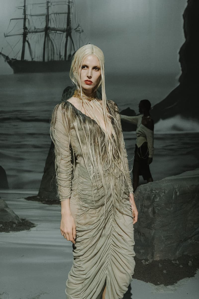 The Elena Velez Shadow Woman Sheds Her Scales for FW25 collection fashion week new york fall winter 2025 runway images show nyfw