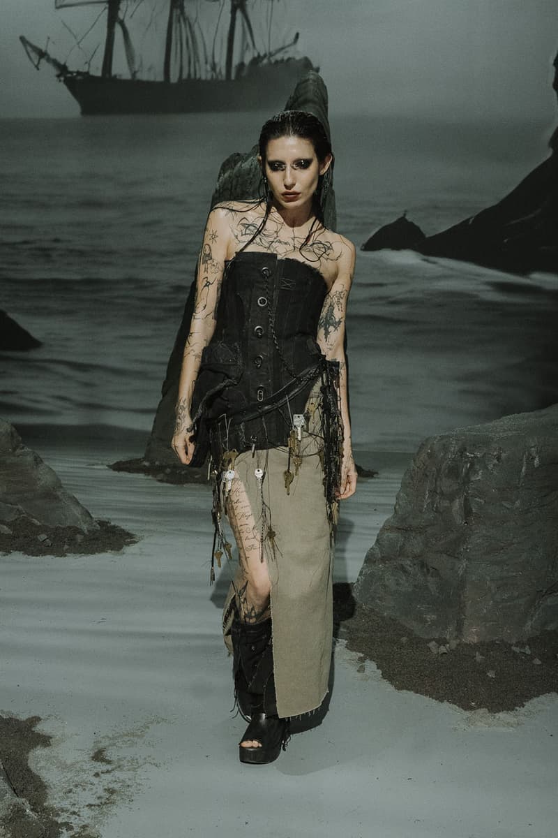 The Elena Velez Shadow Woman Sheds Her Scales for FW25 collection fashion week new york fall winter 2025 runway images show nyfw