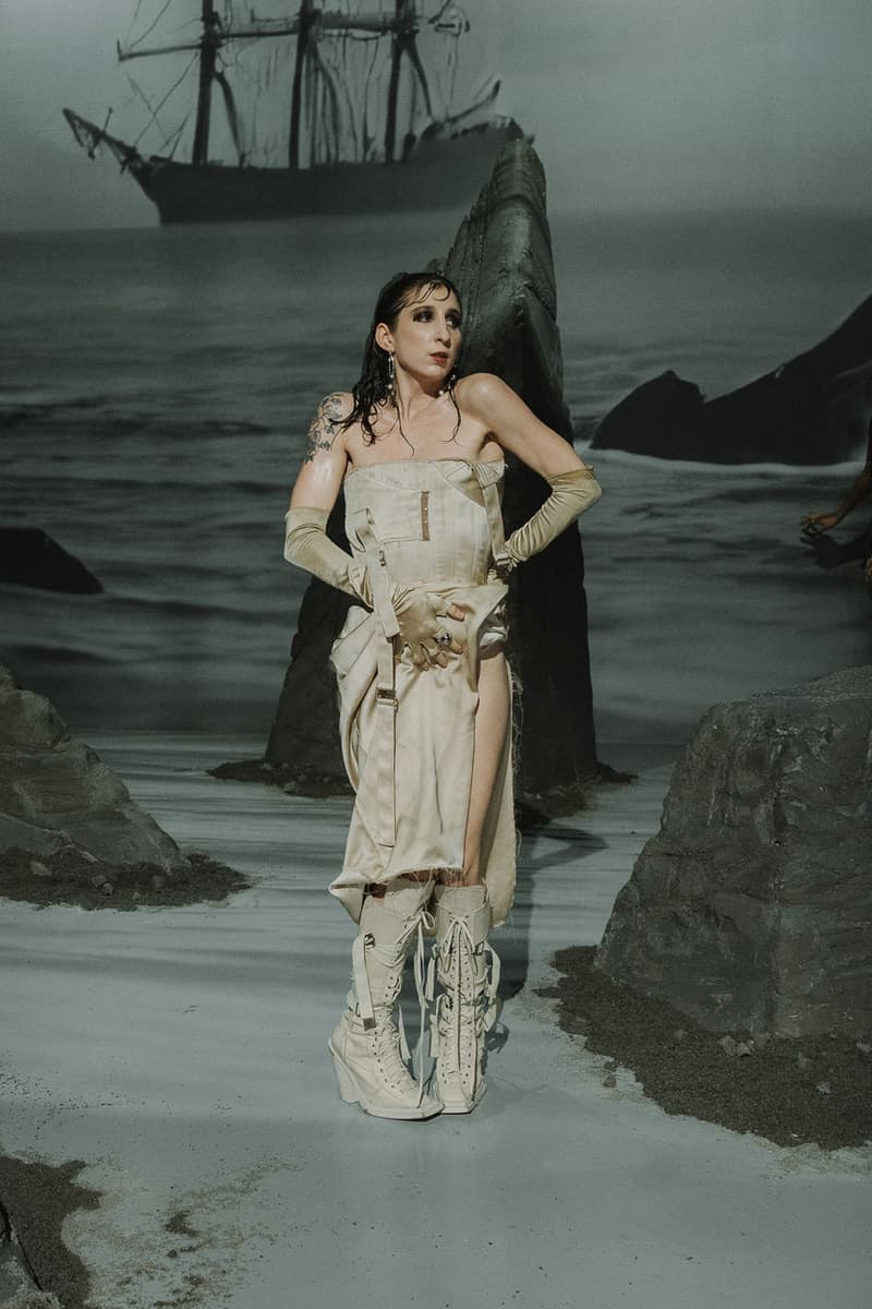 The Elena Velez Shadow Woman Sheds Her Scales for FW25 collection fashion week new york fall winter 2025 runway images show nyfw