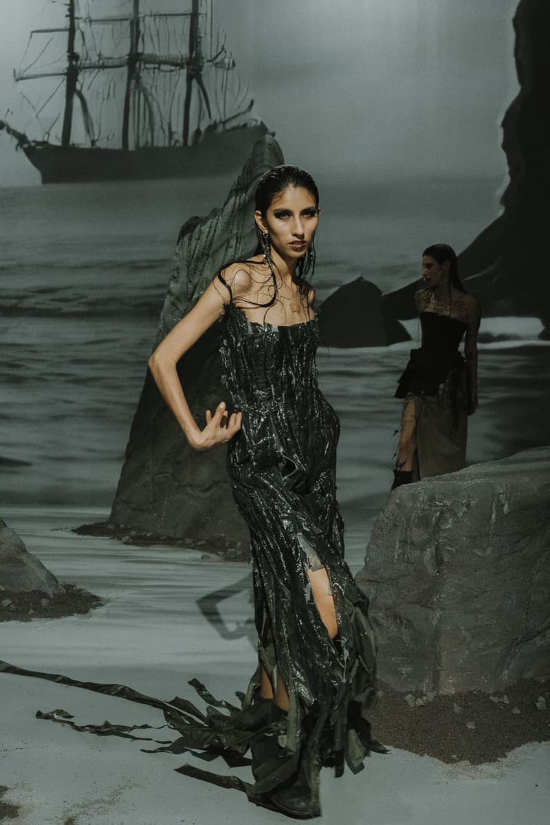 The Elena Velez Shadow Woman Sheds Her Scales for FW25 collection fashion week new york fall winter 2025 runway images show nyfw
