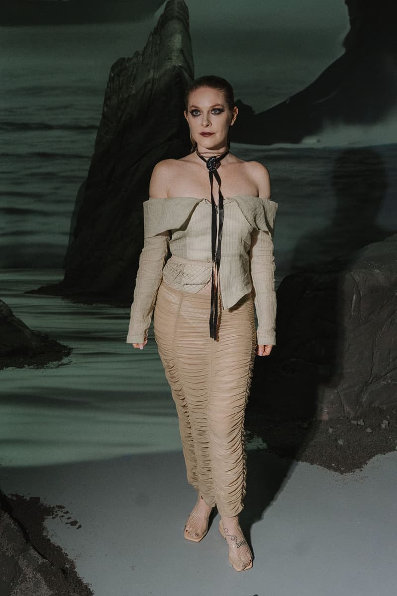 The Elena Velez Shadow Woman Sheds Her Scales for FW25 collection fashion week new york fall winter 2025 runway images show nyfw