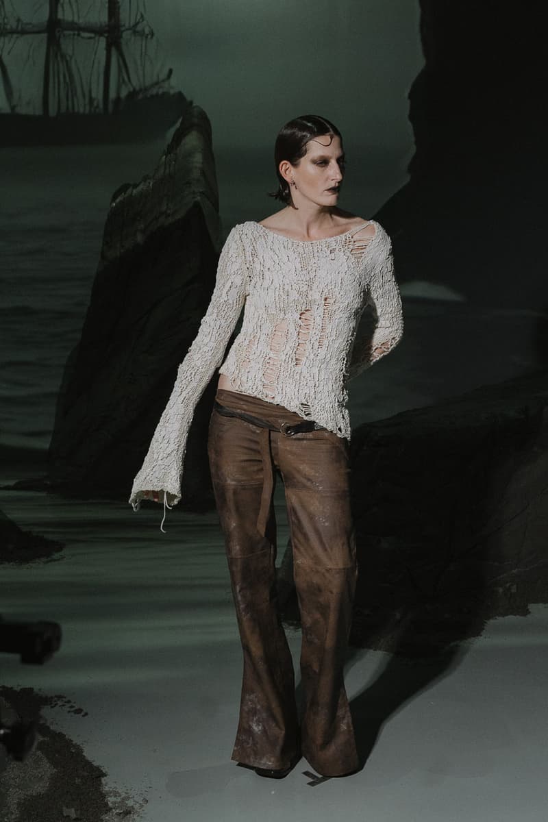 The Elena Velez Shadow Woman Sheds Her Scales for FW25 collection fashion week new york fall winter 2025 runway images show nyfw