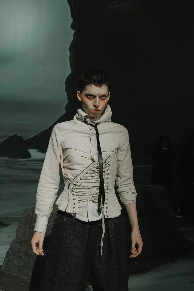 The Elena Velez Shadow Woman Sheds Her Scales for FW25 collection fashion week new york fall winter 2025 runway images show nyfw