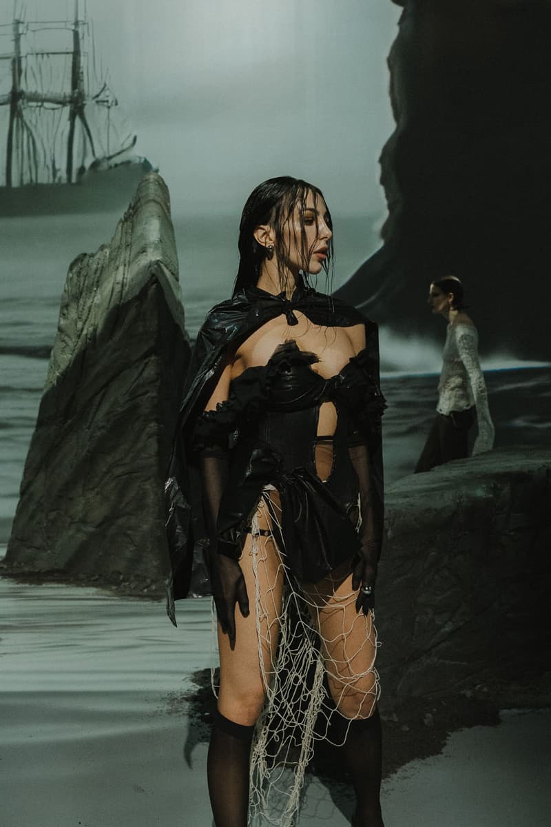 The Elena Velez Shadow Woman Sheds Her Scales for FW25 collection fashion week new york fall winter 2025 runway images show nyfw
