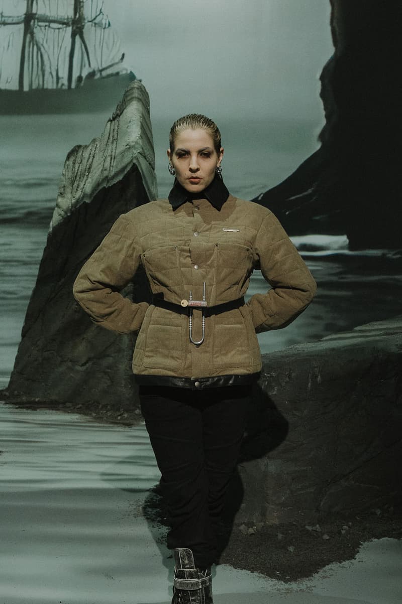 The Elena Velez Shadow Woman Sheds Her Scales for FW25 collection fashion week new york fall winter 2025 runway images show nyfw