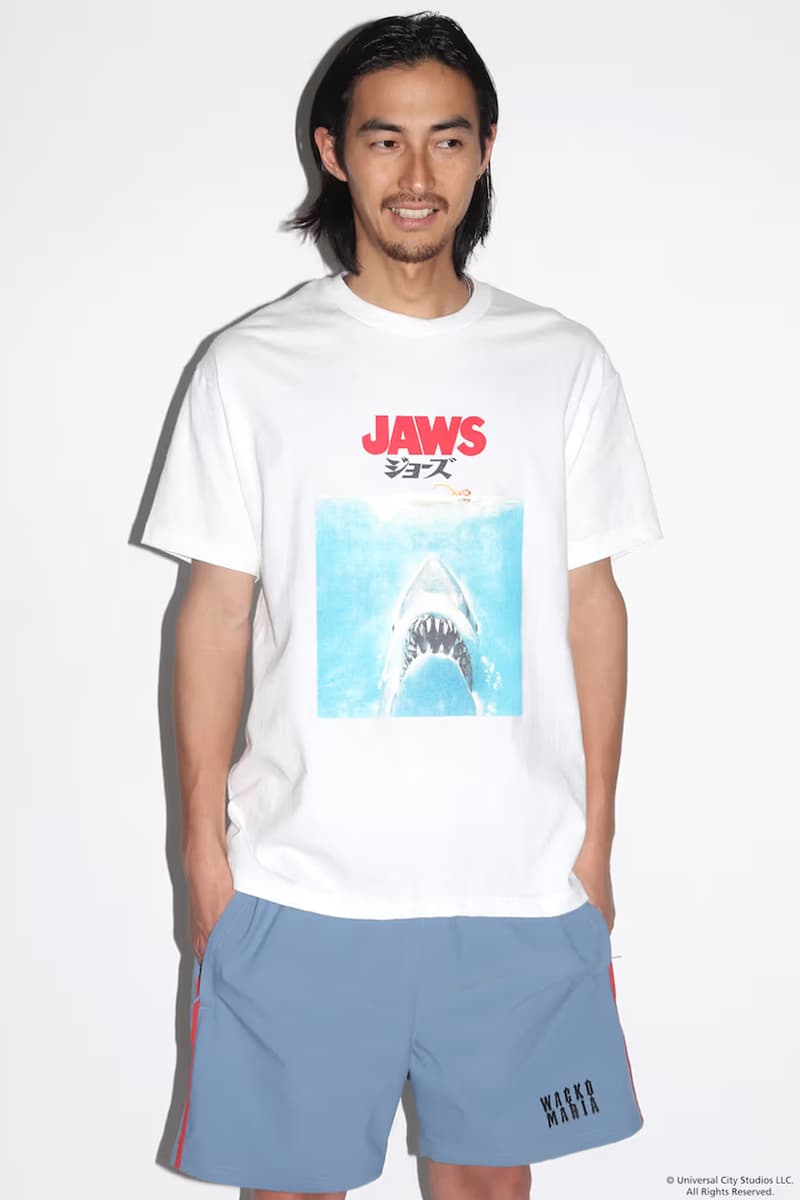 WACKO MARIA SS25 Collection Lookbook Release Info 'Dark Knight Trilogy' Christopher Nolan 'JAWS' 'Stand By Me' Hokusai Ellen von Unwerth Neck Face WOLF’S HEAD