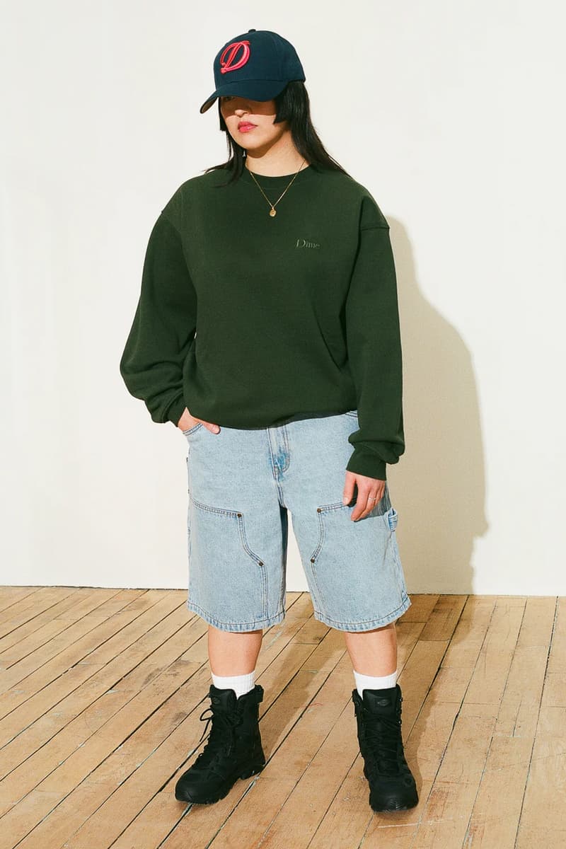 Dime Spring 2025 Delivery 1 Lookbook Release Info  Montreal based streetwear skatewear sweaters trousers