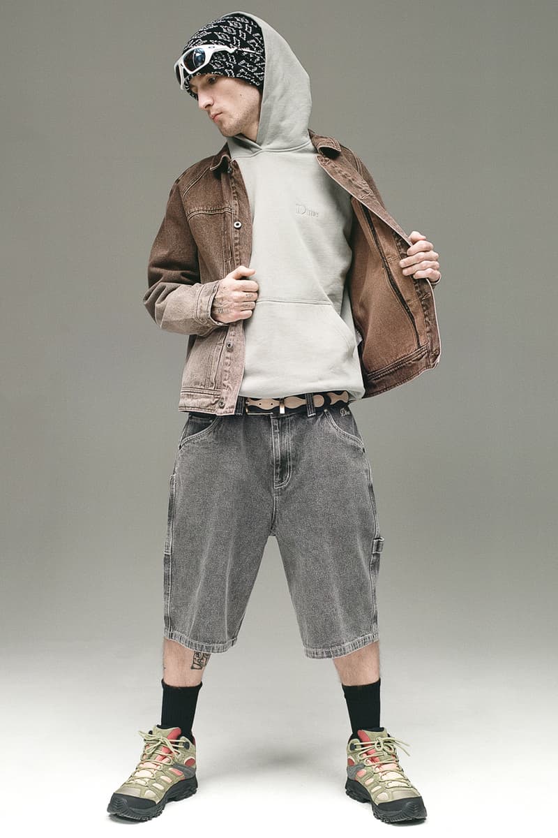 Dime Spring 2025 Delivery 1 Lookbook Release Info  Montreal based streetwear skatewear sweaters trousers