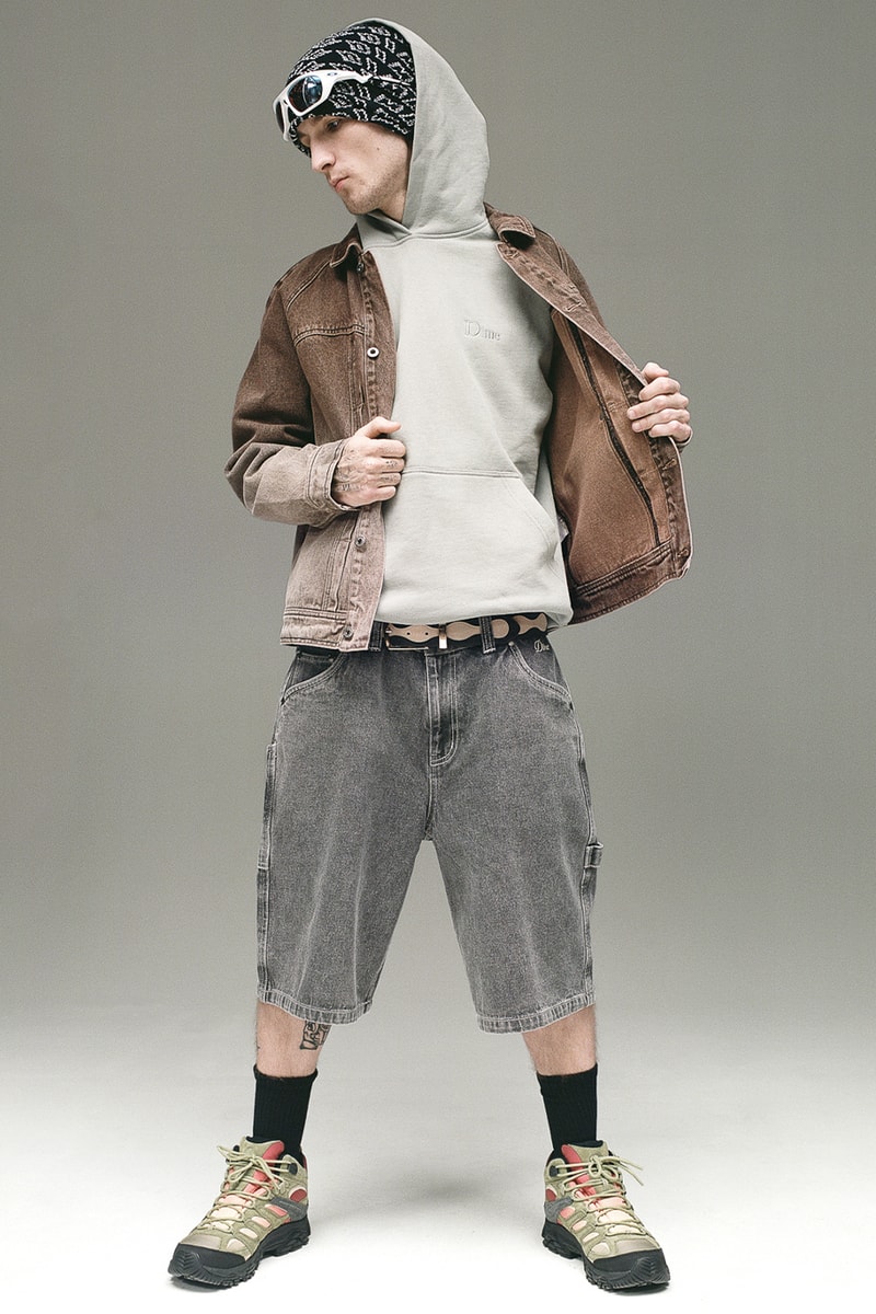 Dime Spring 2025 Delivery 1 Lookbook Release Info  Montreal based streetwear skatewear sweaters trousers