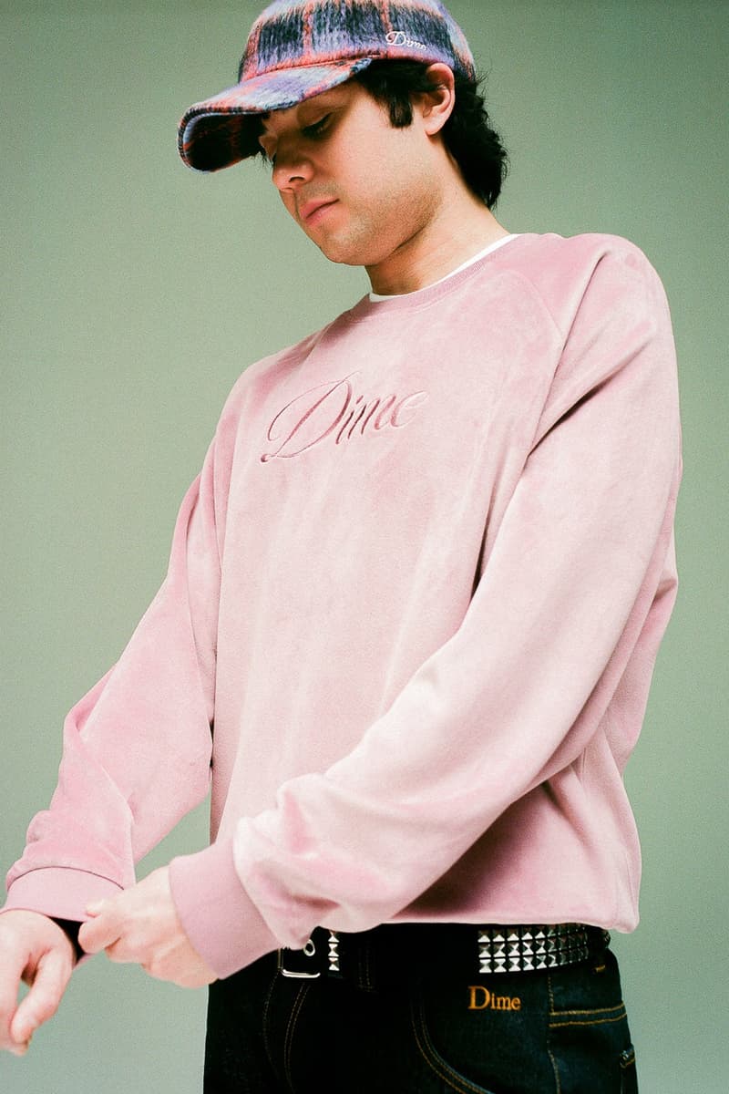 Dime Spring 2025 Delivery 1 Lookbook Release Info  Montreal based streetwear skatewear sweaters trousers