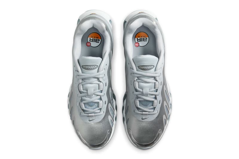 Nike Air Max DN8 “Wolf Grey/Metallic Silver” women's exclusive HF5509-001 Release Info Dynamic Air system Swoosh