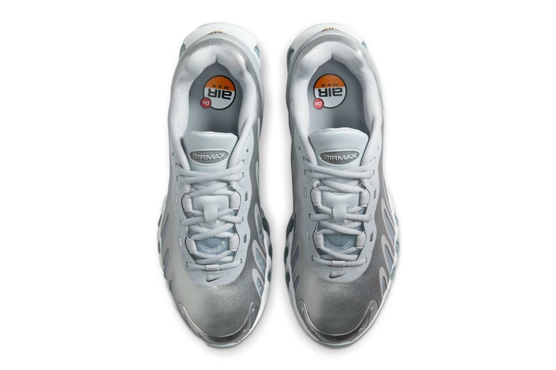 Nike Air Max DN8 “Wolf Grey/Metallic Silver” women's exclusive HF5509-001 Release Info Dynamic Air system Swoosh