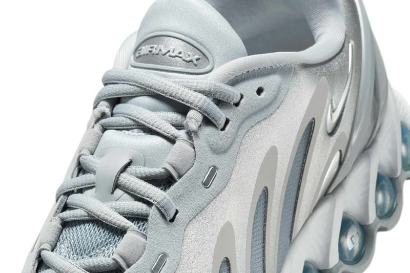 Nike Air Max DN8 “Wolf Grey/Metallic Silver” women's exclusive HF5509-001 Release Info Dynamic Air system Swoosh