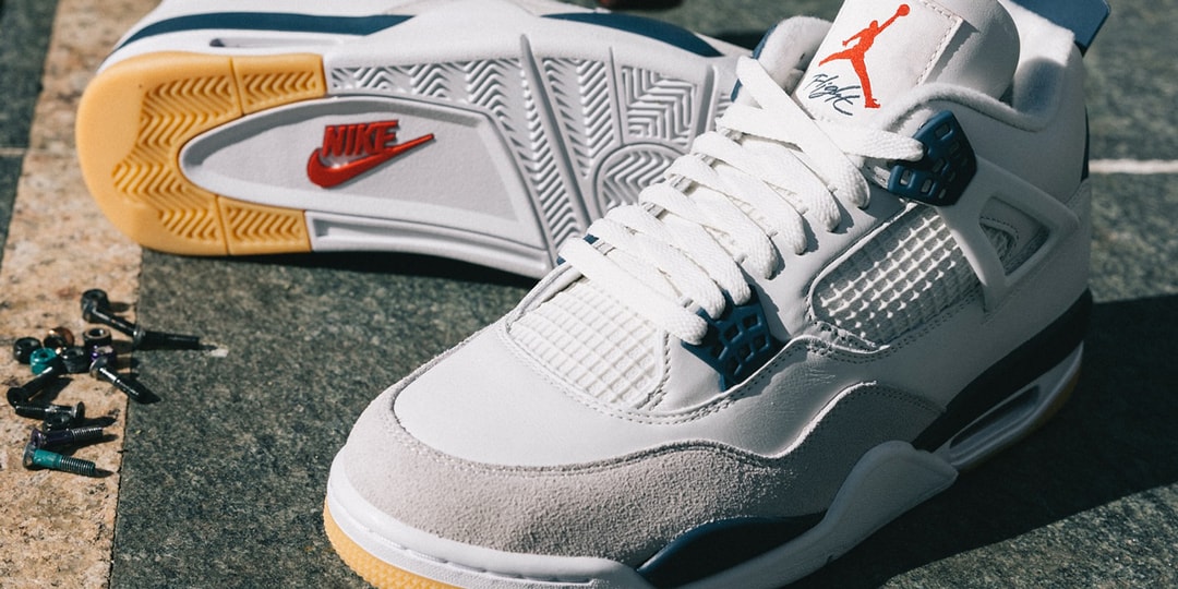 The Nike SB x Air Jordan 4 "Navy" Appeared at NBA All-Star Weekend