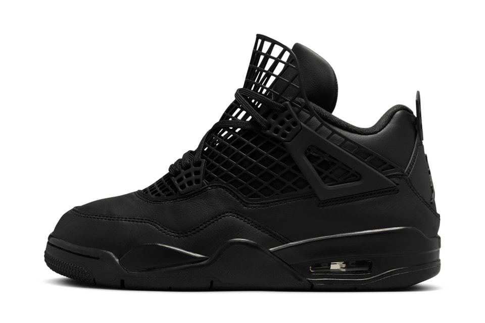 Air Jordan 4 NET Triple Black FN7251-001 Release Date  display picture 1