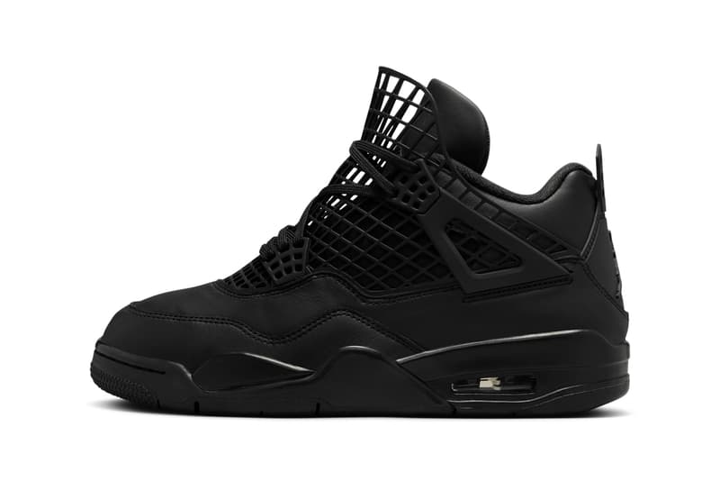 Air Jordan 4 NET Triple Black FN7251-001 Release Date info store list buying guide photos price