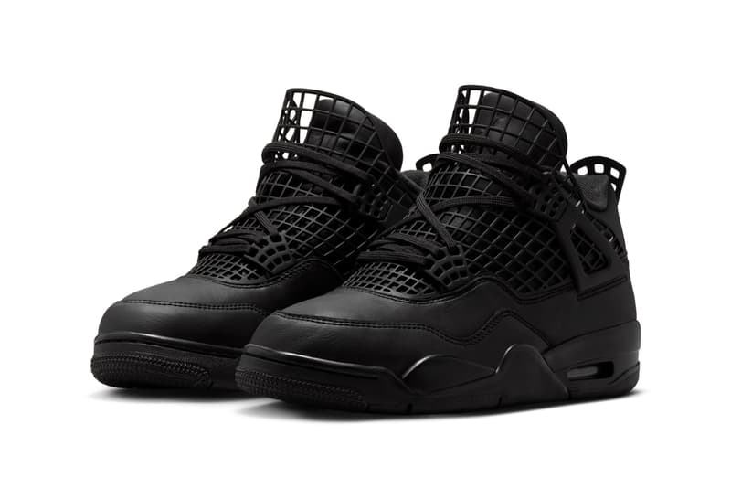 Air Jordan 4 NET Triple Black FN7251-001 Release Date info store list buying guide photos price