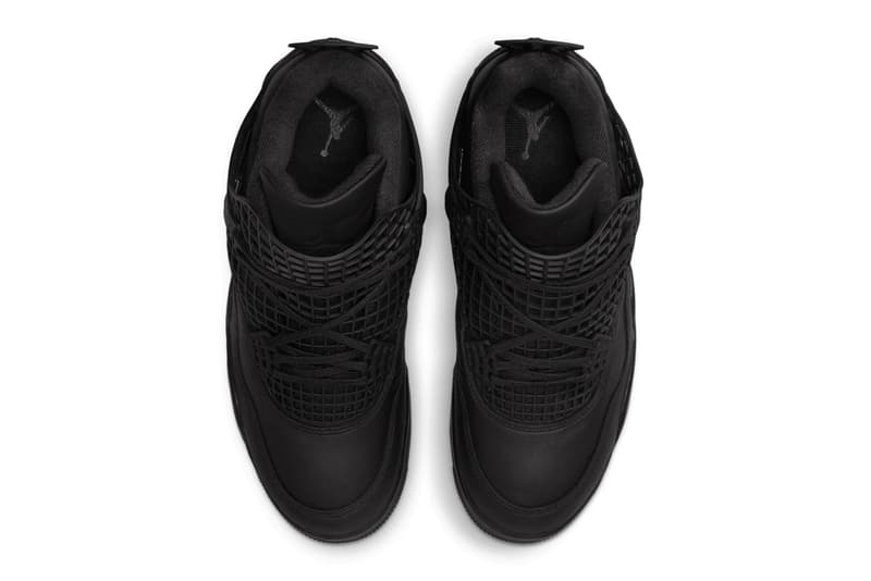 Air Jordan 4 NET Triple Black FN7251-001 Release Date info store list buying guide photos price