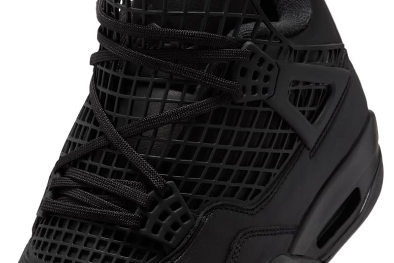 Air Jordan 4 NET Triple Black FN7251-001 Release Date info store list buying guide photos price