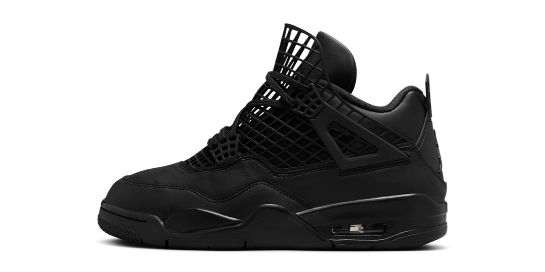 The Air Jordan 4 NET Appears in "Triple Black"