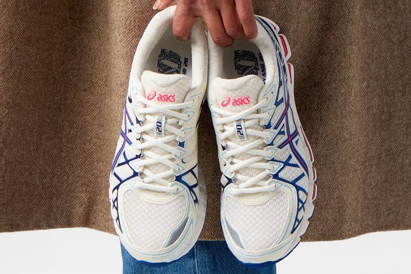 asics sportstyle gel kayano 20 cream deep marine sneakers official images photos release date price store list buying guide