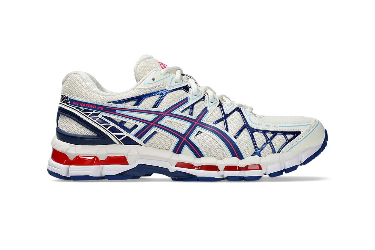 asics sportstyle gel kayano 20 cream deep marine sneakers official images photos release date price store list buying guide