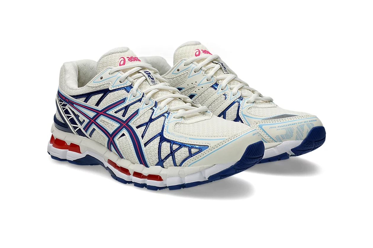 asics sportstyle gel kayano 20 cream deep marine sneakers official images photos release date price store list buying guide