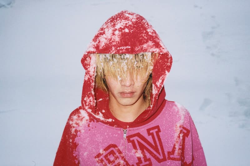 SP5DER Serves Up a Snowy SS25 Range collection spring summer 2025 lookbook winter young thug spider hoodie sweats sweatsuit graphic