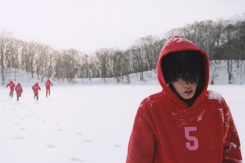 SP5DER Serves Up a Snowy SS25 Range collection spring summer 2025 lookbook winter young thug spider hoodie sweats sweatsuit graphic 