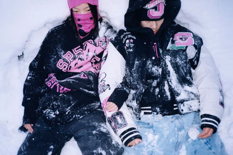 SP5DER Serves Up a Snowy SS25 Range collection spring summer 2025 lookbook winter young thug spider hoodie sweats sweatsuit graphic