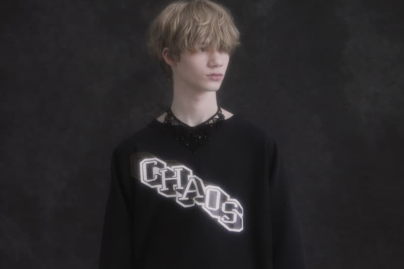 champion undercover exclusive sweatshirt sweatpants collaboration debut spring summer runway