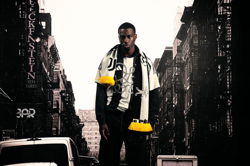 Fashion and Football Connect in the le PÈRE x Juventus Capsule collection collab release info drop new york city store nyc 