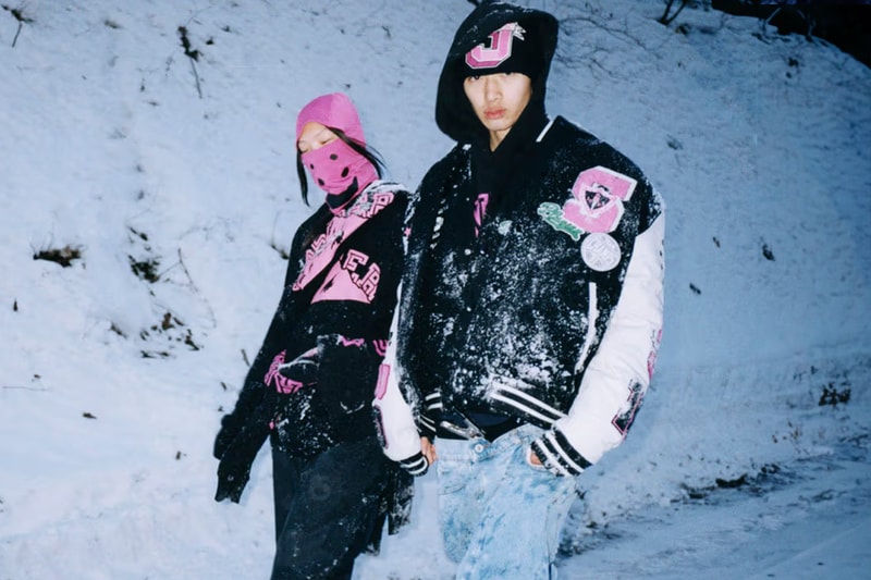 SP5DER Serves Up a Snowy SS25 Range collection spring summer 2025 lookbook winter young thug spider hoodie sweats sweatsuit graphic 