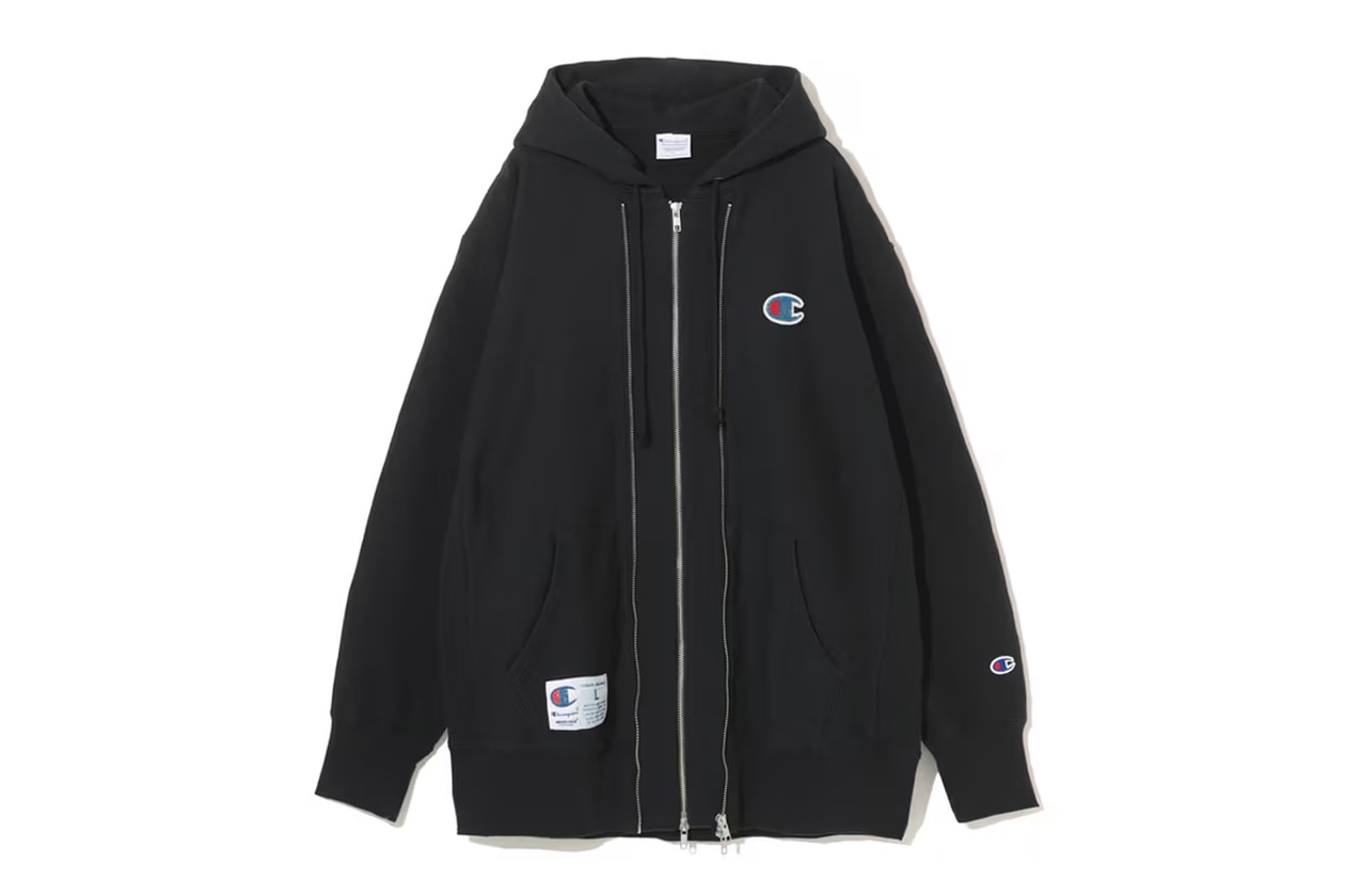 champion undercover exclusive sweatshirt sweatpants collaboration debut spring summer runway