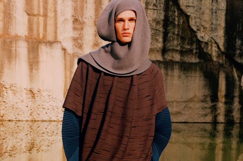 Natural Hues and Varied Textures: Homme Plissé FW25 Draws On Raw Beauty