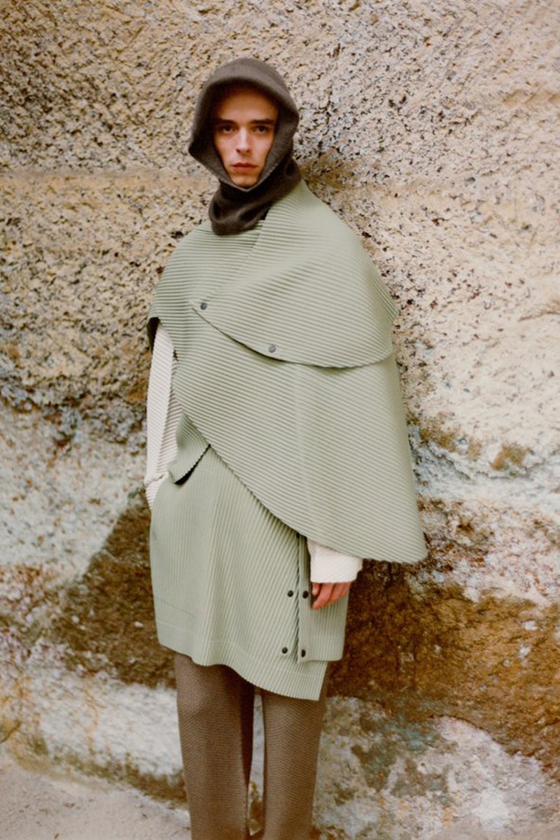 issey miyake homme plissé fall winter 2025 collection lookbook