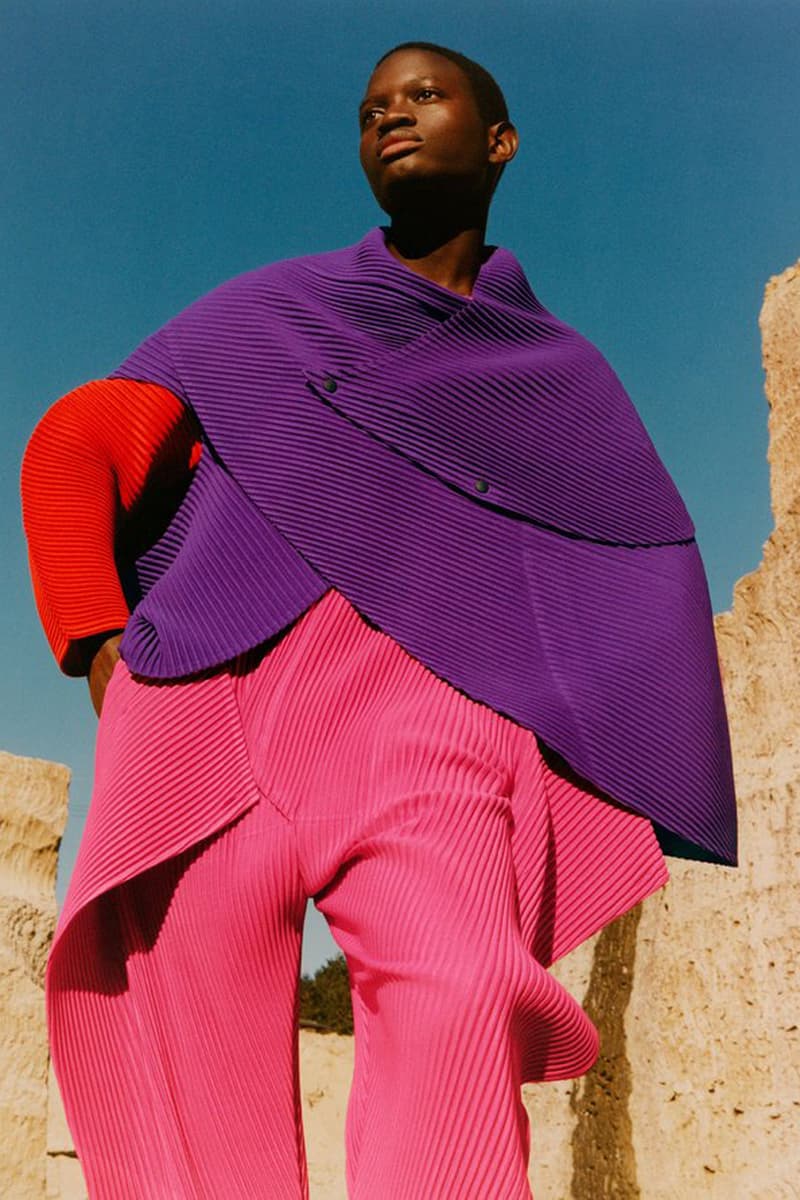 issey miyake homme plissé fall winter 2025 collection lookbook