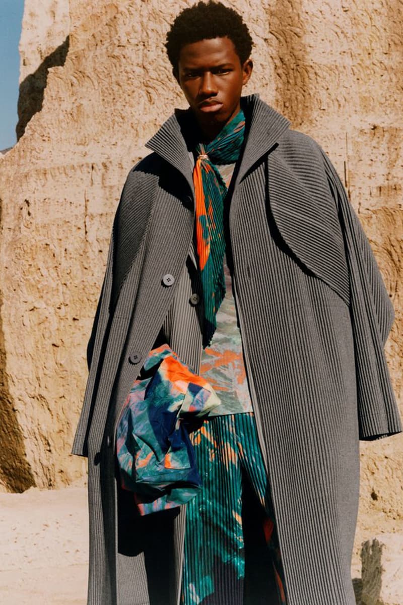 issey miyake homme plissé fall winter 2025 collection lookbook