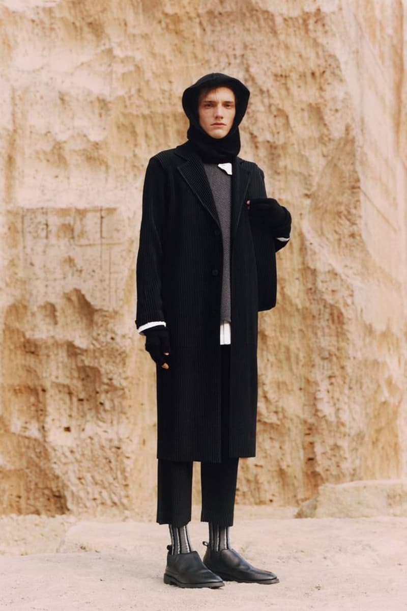 issey miyake homme plissé fall winter 2025 collection lookbook